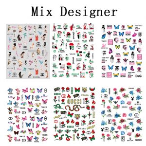 mix designer nail sticker