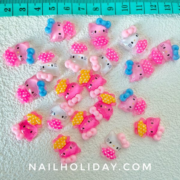 pink hello kitty nail charm-