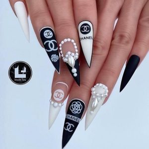Get the High-Fashion Look with 100+ Chanel Nail Stickers