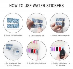 how to use nail decal