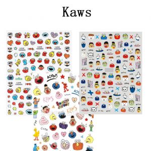kaws nail sticker SET