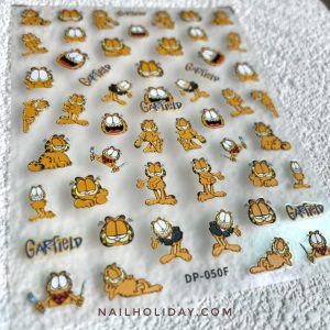 Garfield nail sticker