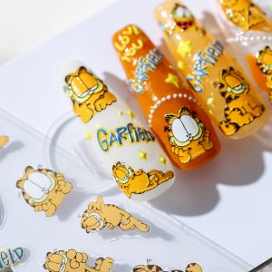 Garfield nail sticker
