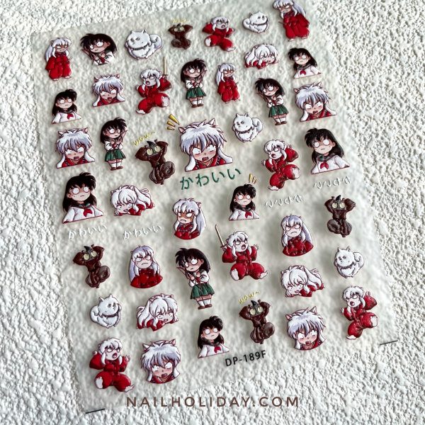 Inuyasha Nail Sticker-nailholiday