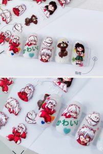 Inuyasha Nail Sticker-nailholiday