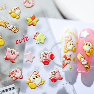 Kirby nail sticker