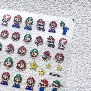 Super Mario nail sticker