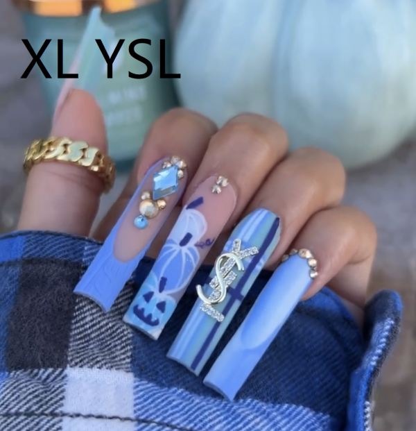 10PCS XL YSL Nail Charms