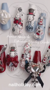 magic bunny nail sticker