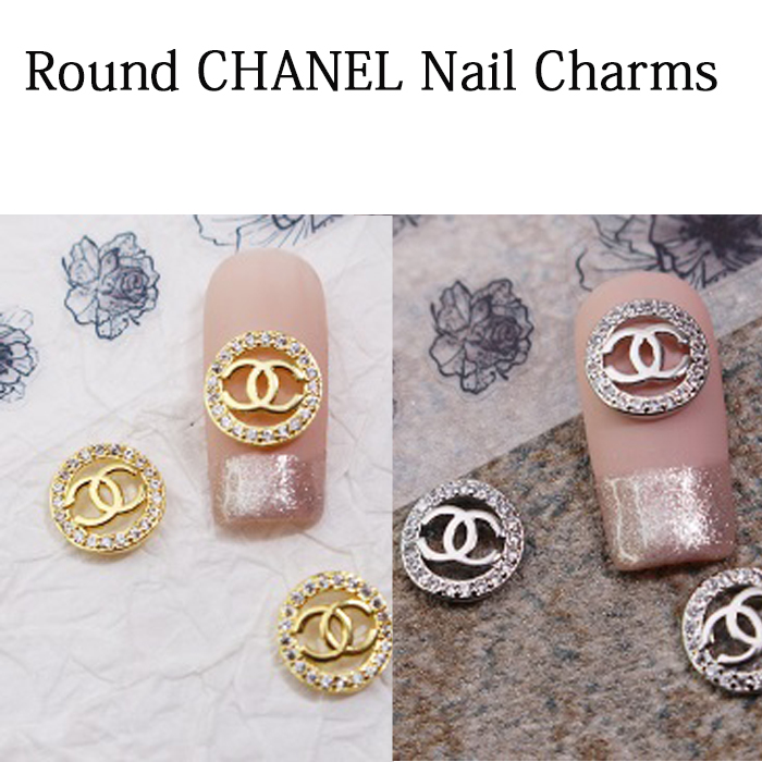 designer nail charms chanel