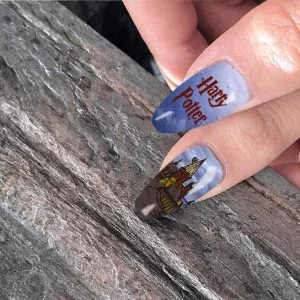 Harry Potter nail stamp plate