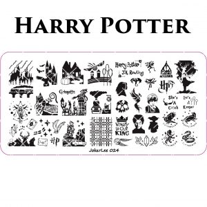 Harry Potter nail plate