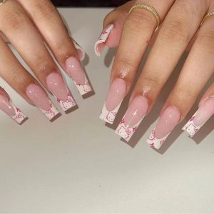 Pin by Sofy on nail idea  Hello kitty nails, Really cute nails, Kawaii  nails