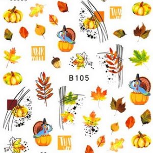 thanksgiving day nail stickers
