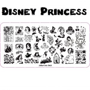 Disney Princess nail plate
