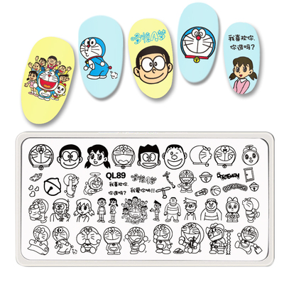 Doraemon Nail Art Water Transfer Decal | eBay