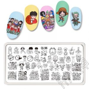 anime nail stamp plate