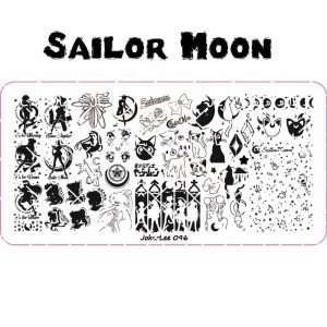 sailor moon nail stamping plate