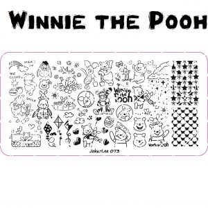 winnie the pooh nail stamping plate