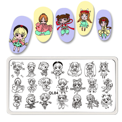 Mix Logo Nail Stamping Plates