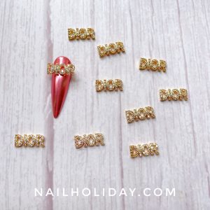 dior nail charms