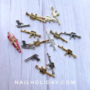 gun nail charms