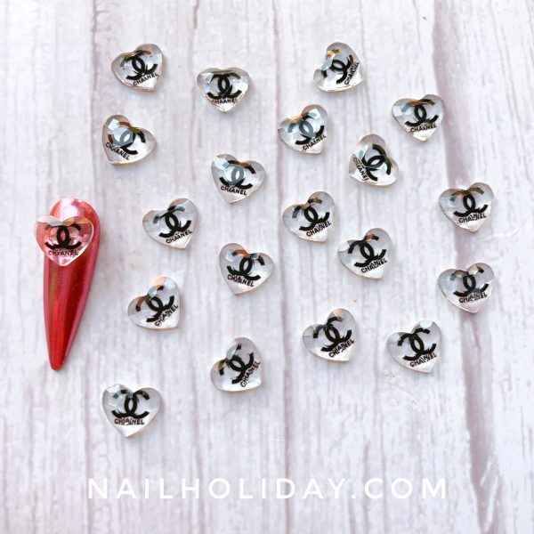 coco chanel nail charms for acrylic nails