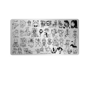 ANIME nail stamping plate