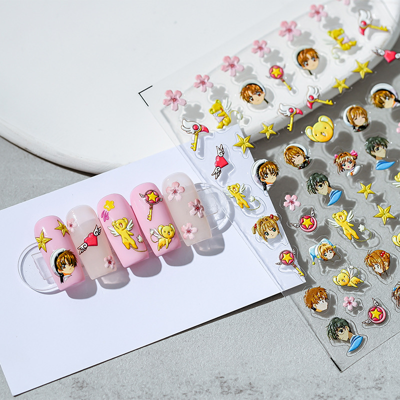 Cardcaptor Sakura nail stickers -nailholiday-3