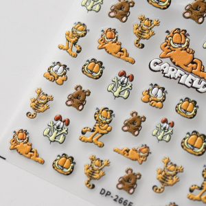 Garfield nail stickers
