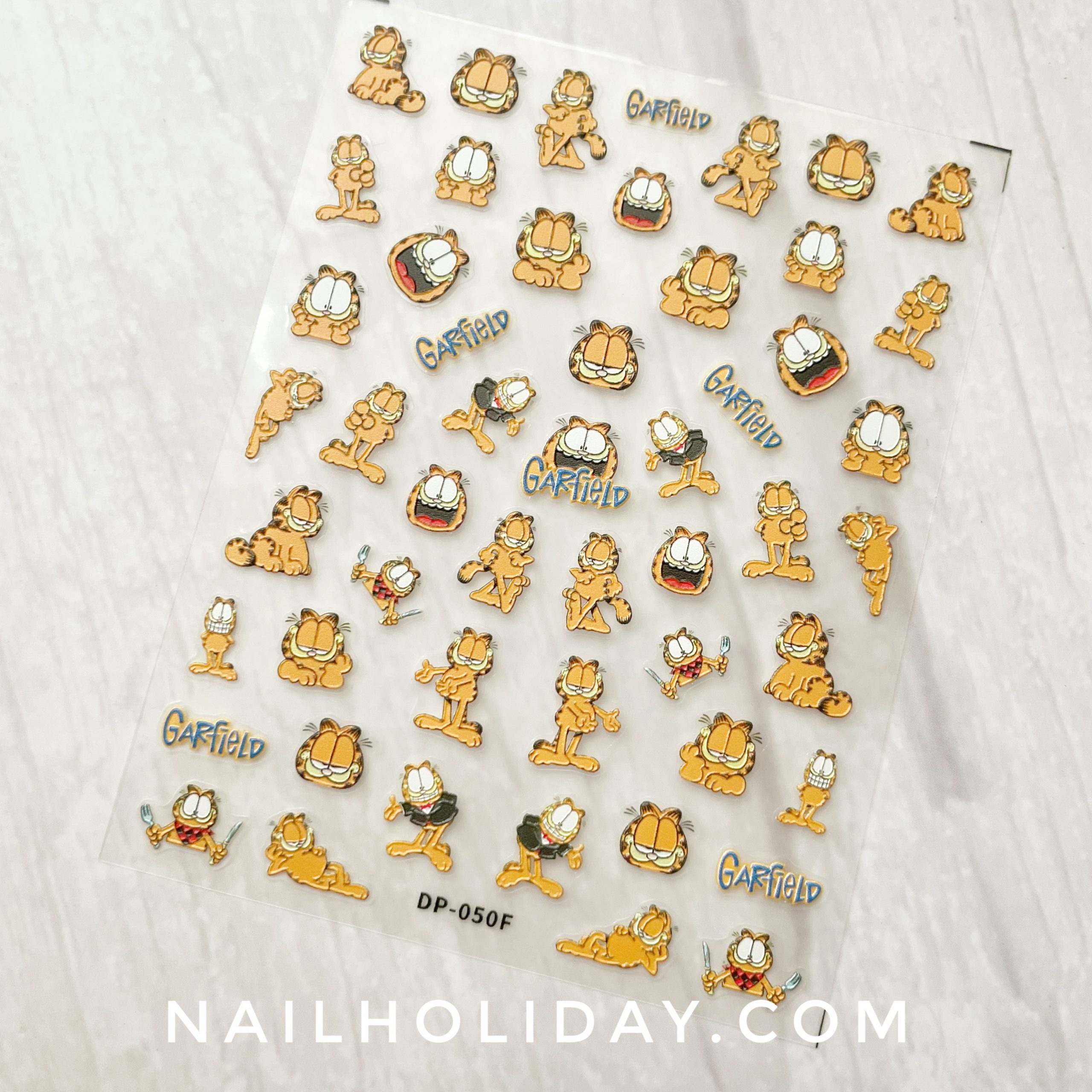 Garfield nail stickers 5D