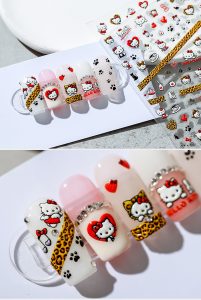 Hellokitty nail stickers