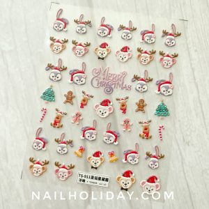 Sanrio Christmas nail stickers