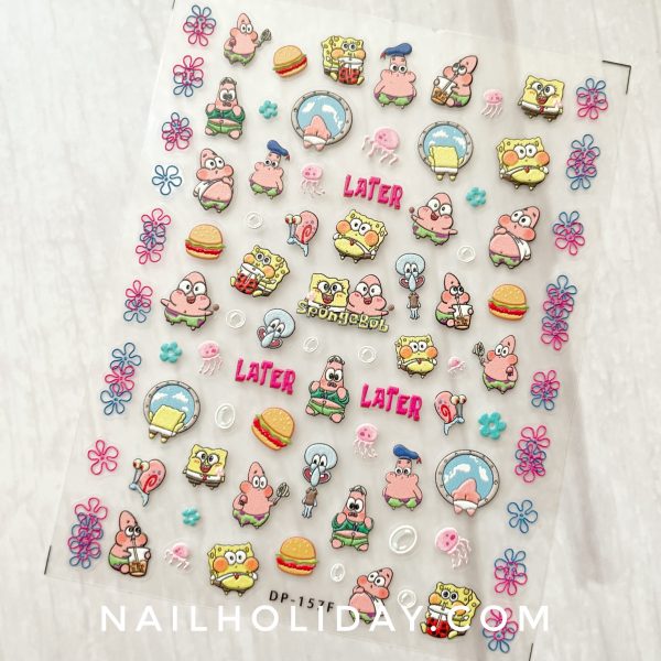 SpongeBob SquarePants nail stickers