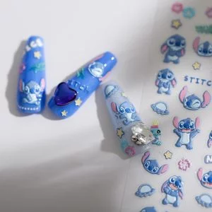 Stitch nail stickers