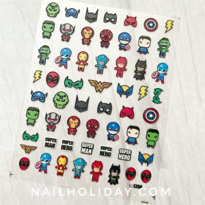 The Avengers nail stickers