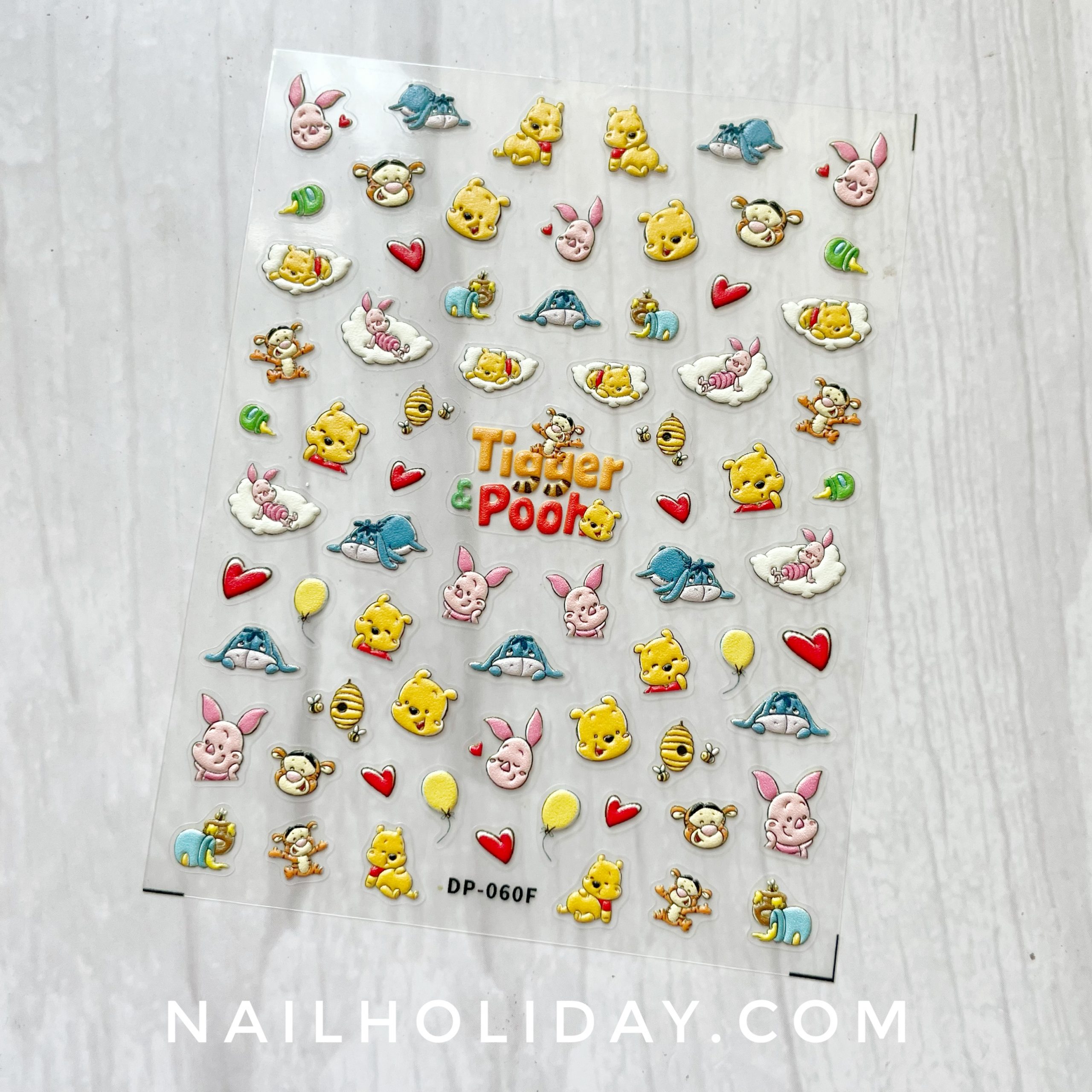 Amazon.co.jp: Gelato Factory Winnie the Pooh Nail Sticker Korea : Beauty