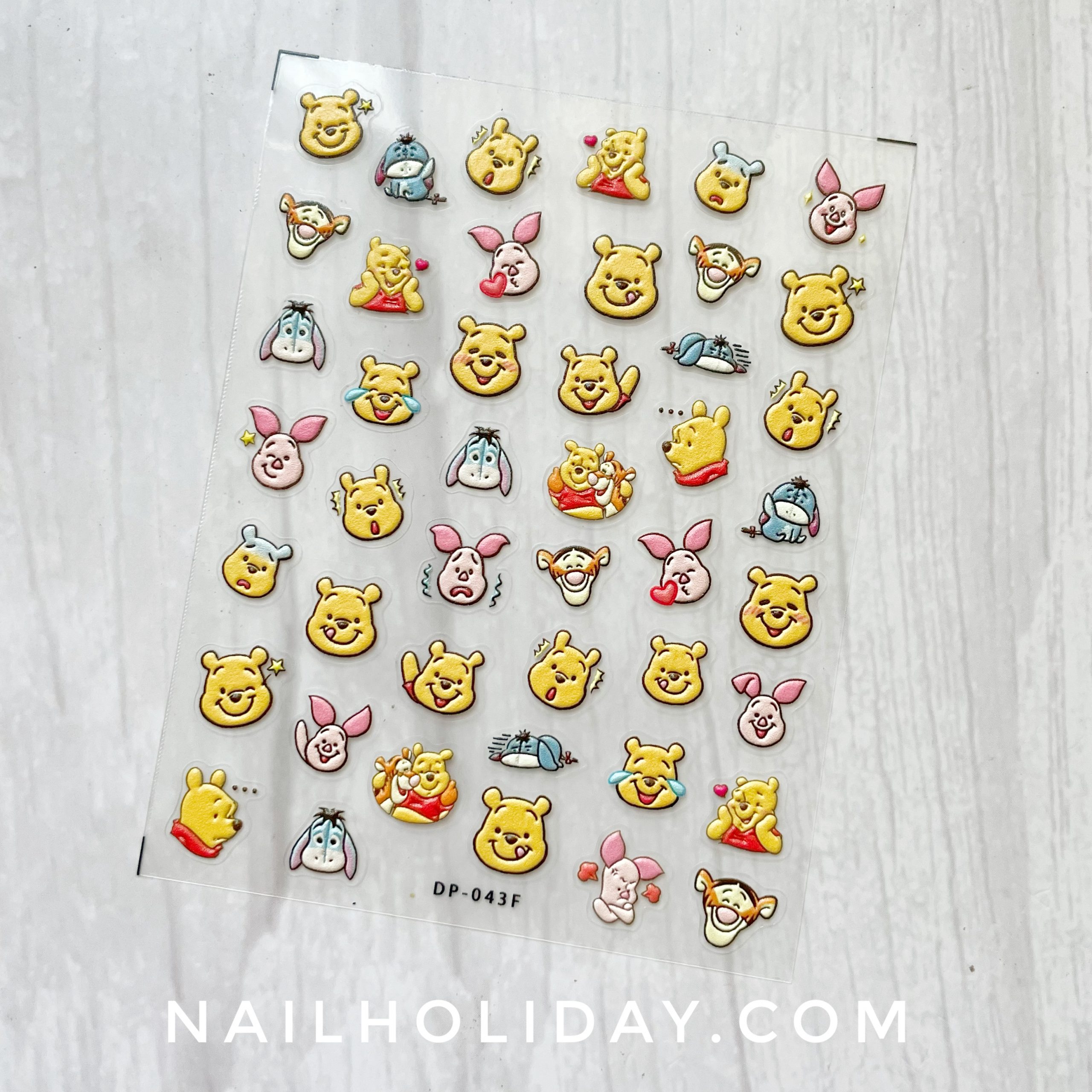 Winnie the Pooh nail stickers