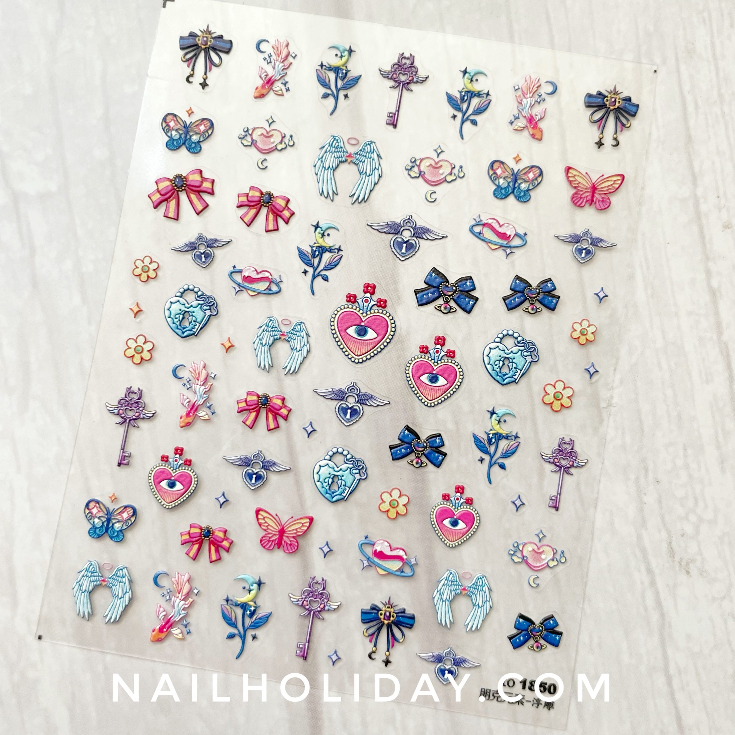 5D Stitch Valentine Nail Sticker B
