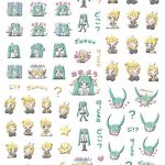 初音ミクHatsune Miku nail stickers