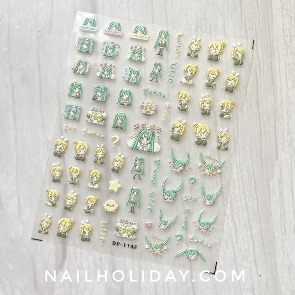 初音ミクHatsune Miku nail stickers
