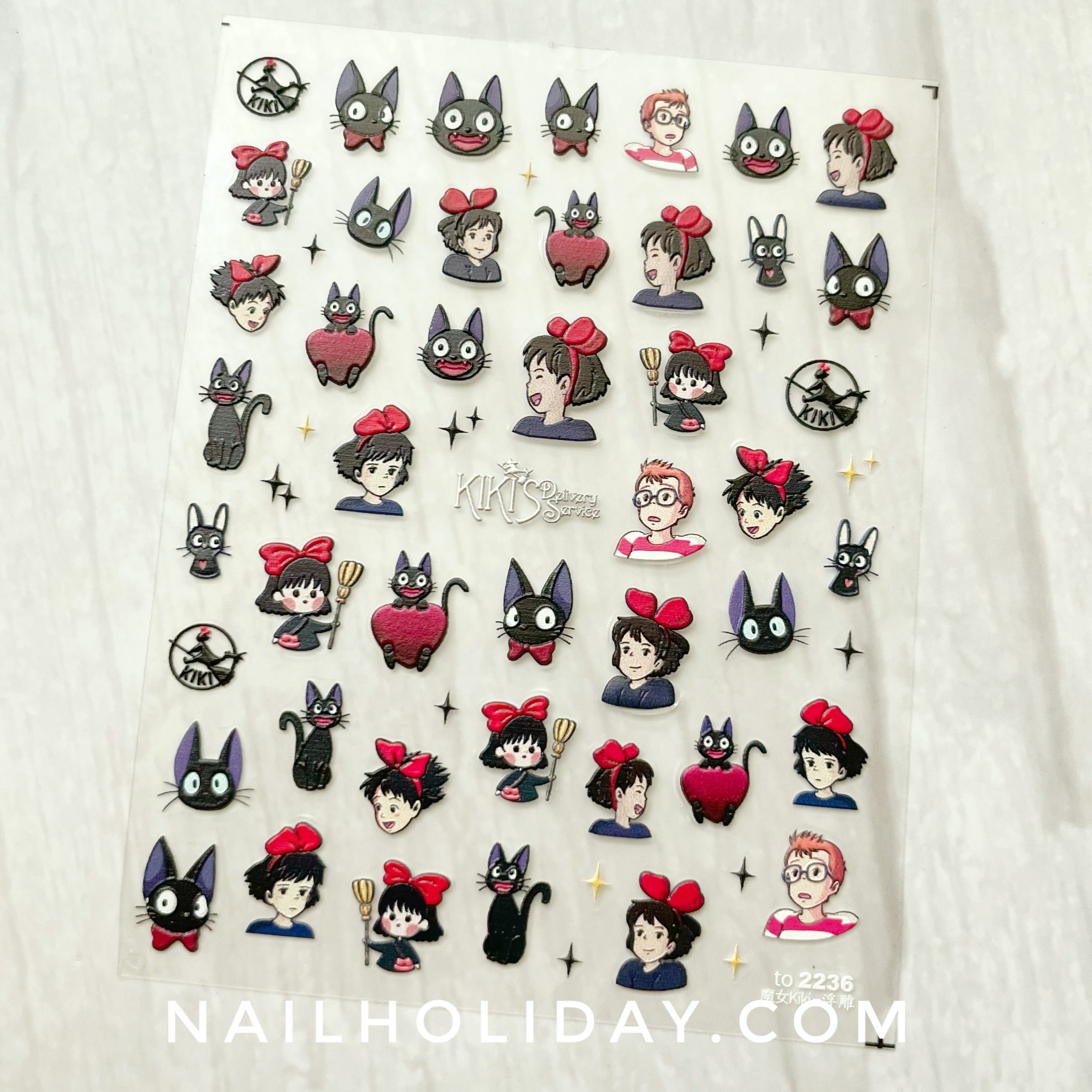 5D 魔女の宅急便 Kiki's Delivery Service nail stickers-TO2236