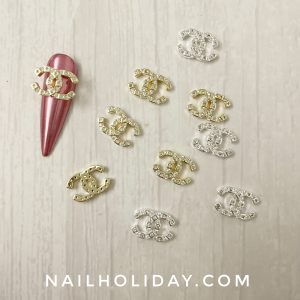 Discount DelightGet 100+ Luxury Chanel Nail Charms, chanel nail art charms