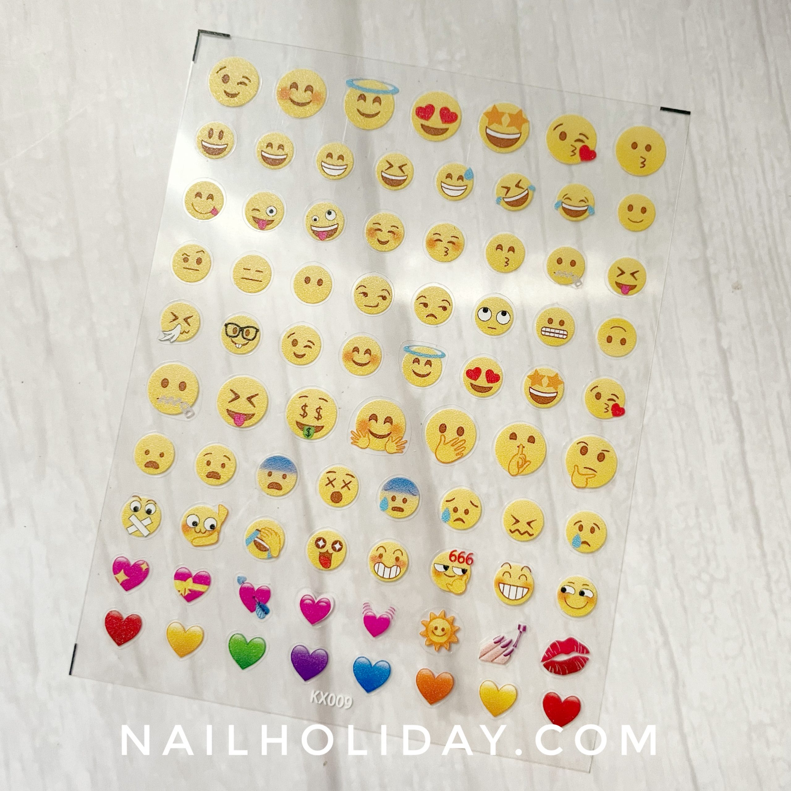 5D Emoji Nail Sticker