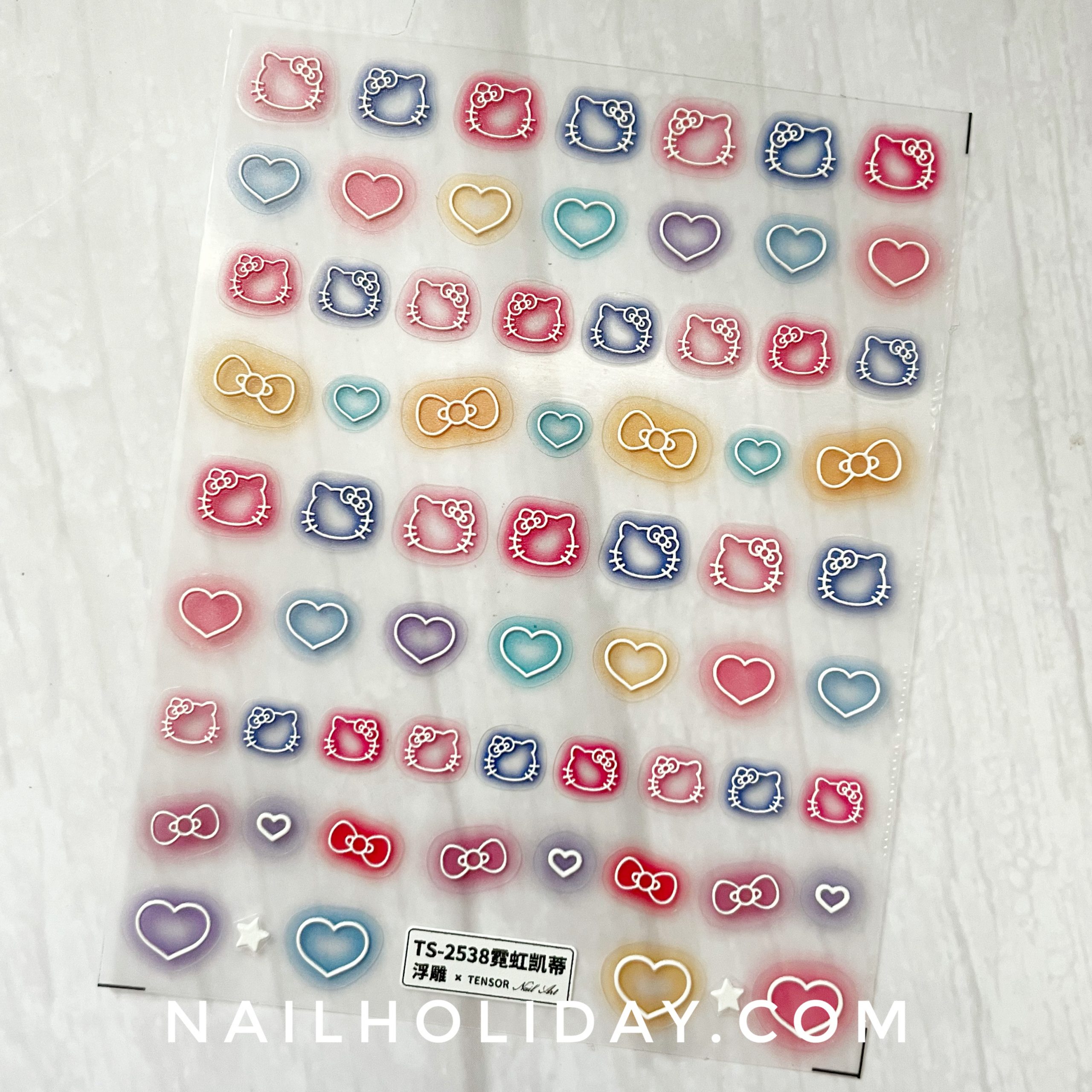 5D Kaws Hello Kitty Nail Stickers
