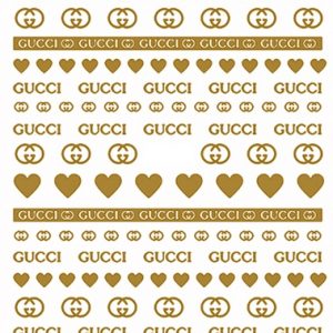 Deals on Joykott 3D Luxury Brand Lv Coco Chanel Gucci Nail Art Stickers  Gold, Compare Prices & Shop Online