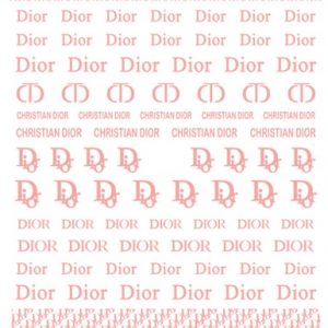 Dior nail sticker