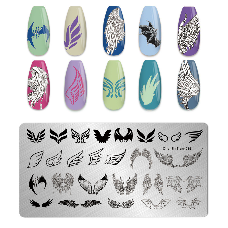 wings nail stamping plate