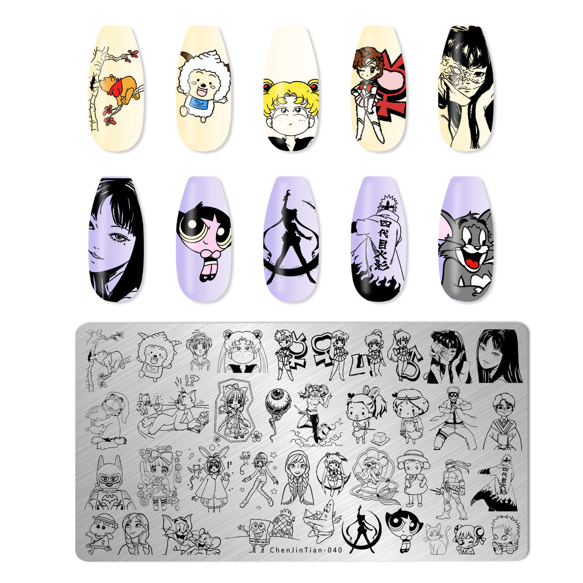 Mix Anime Nail Stamping Plate QL110