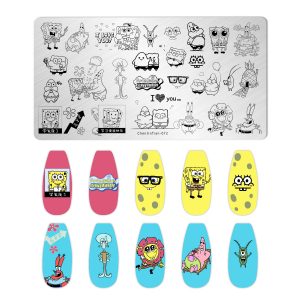 SpongeBob SquarePants nail stamping plate